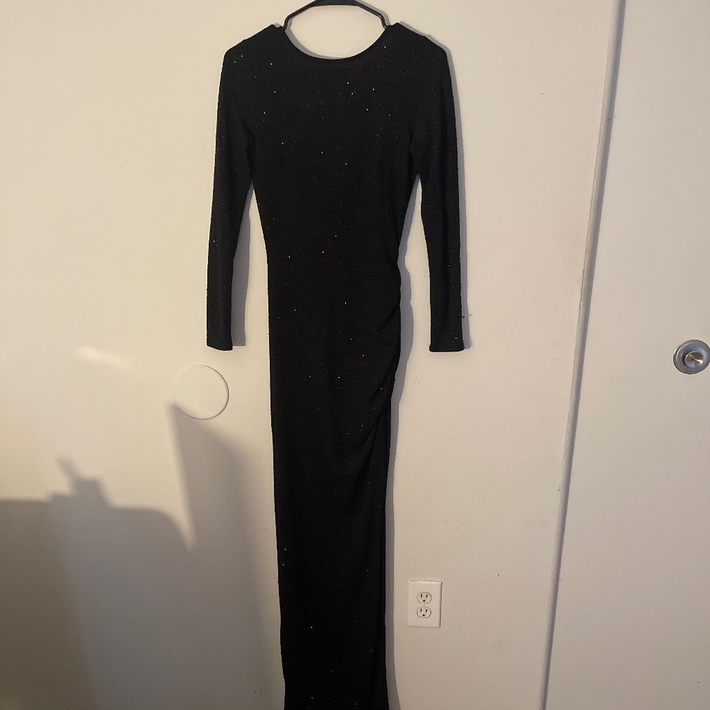 Long black dress
